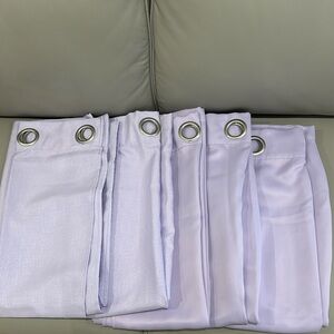 Lilac lavender curtains